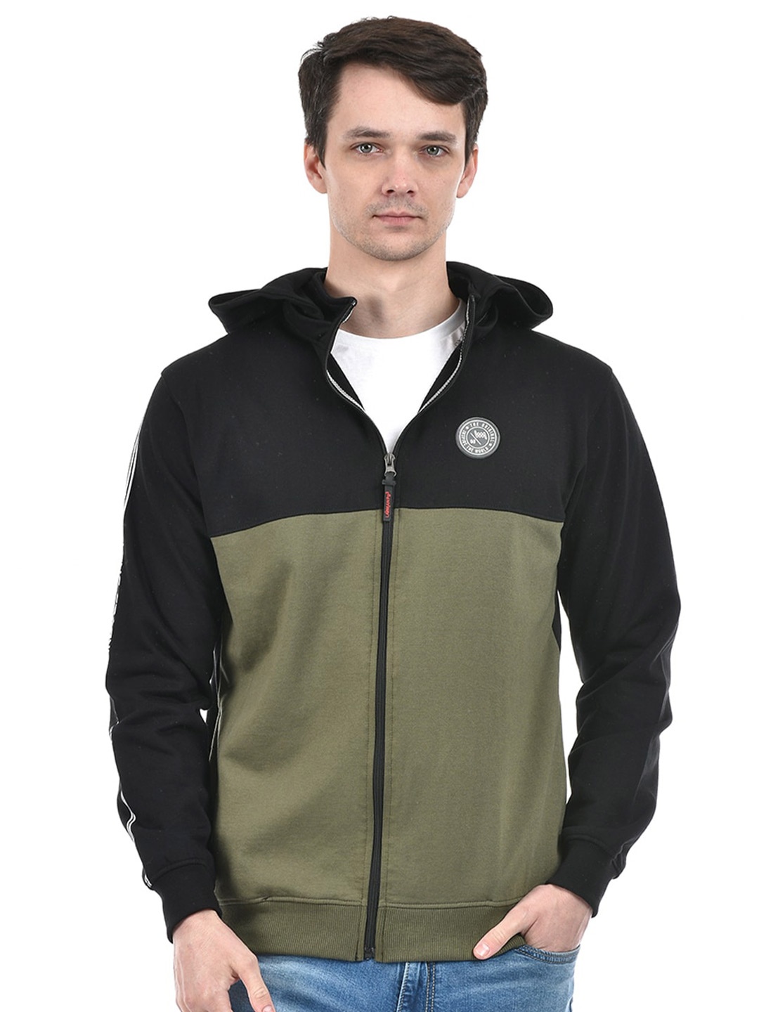 

Lawman pg3 Colourblocked Hooded Sweatshirt, Black