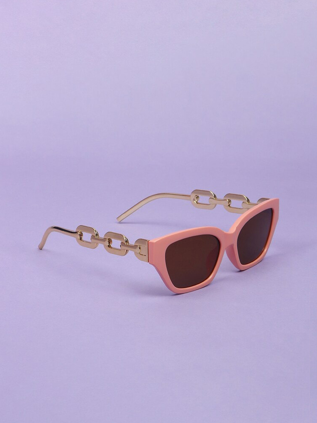 

FOREVER 21 Women Cateye Sunglasses, Peach