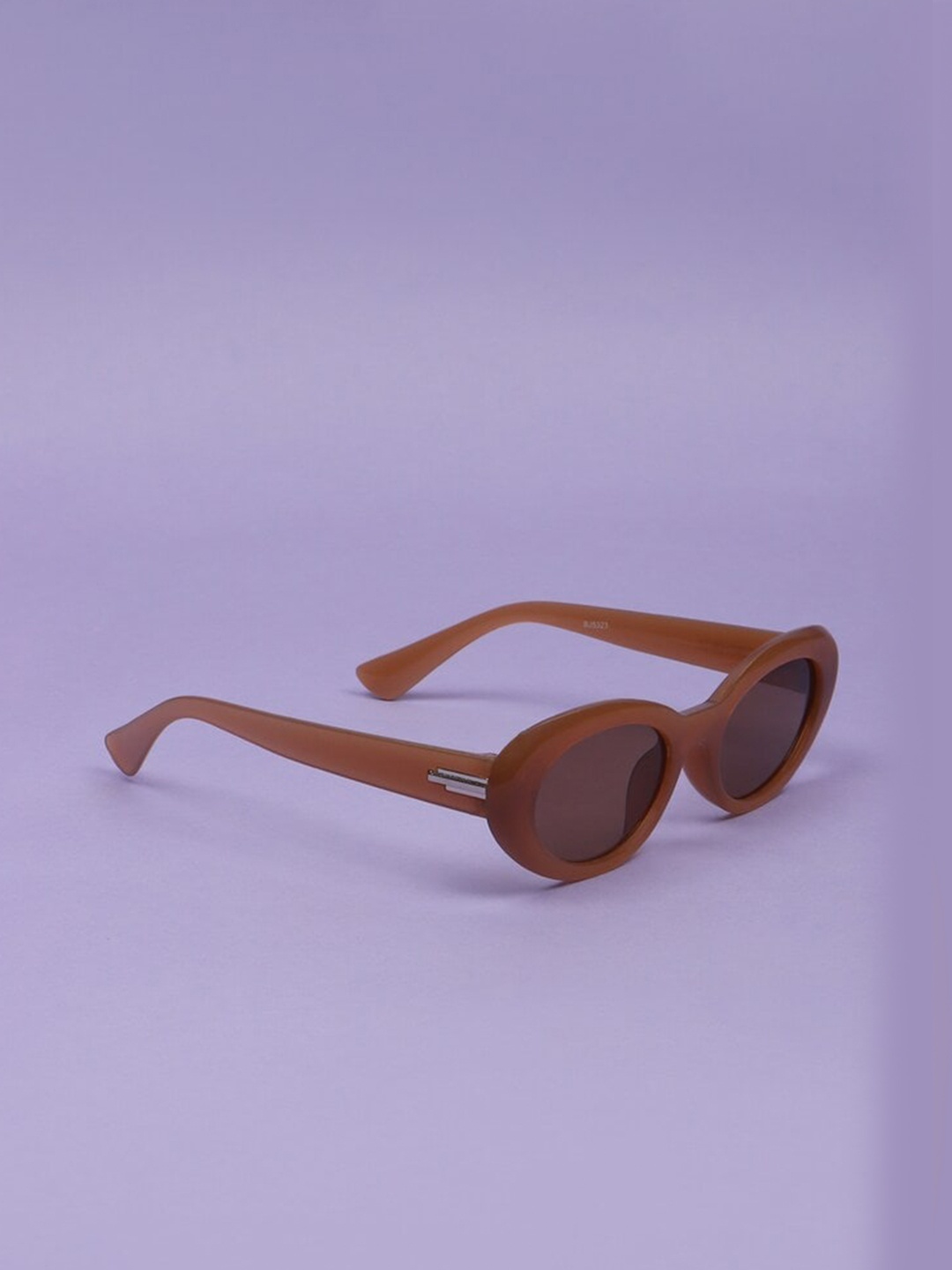 

FOREVER 21 Women Oval Sunglasses, Brown
