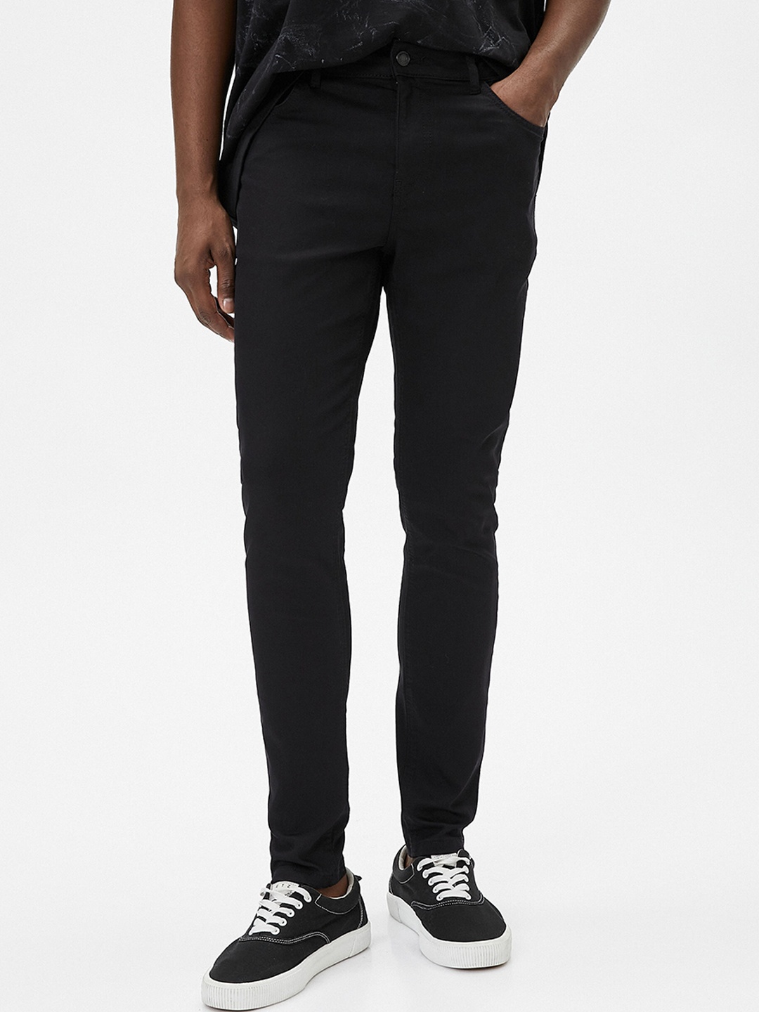 

Koton Men Mid-Rise Stretchable Jeans, Black