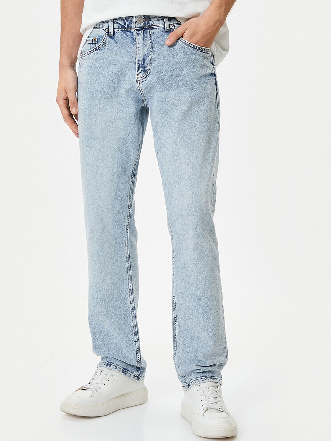

Koton Men Heavy Fade Stretchable Jeans, Blue