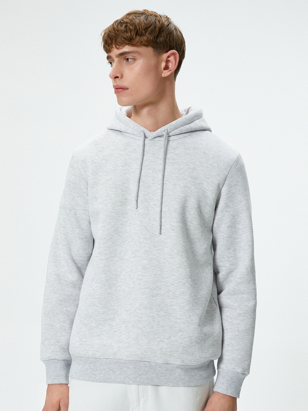 

Koton Hooded Pullover Sweatshirt, Grey