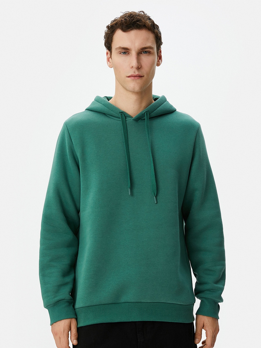 

Koton Hooded Pullover Sweatshirt, Green