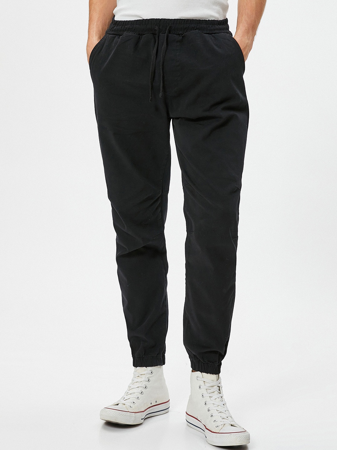 

Koton Men Regular Fit Joggers, Black