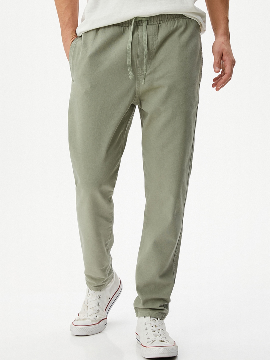 

Koton Men Regular Fit Cotton Joggers, Khaki