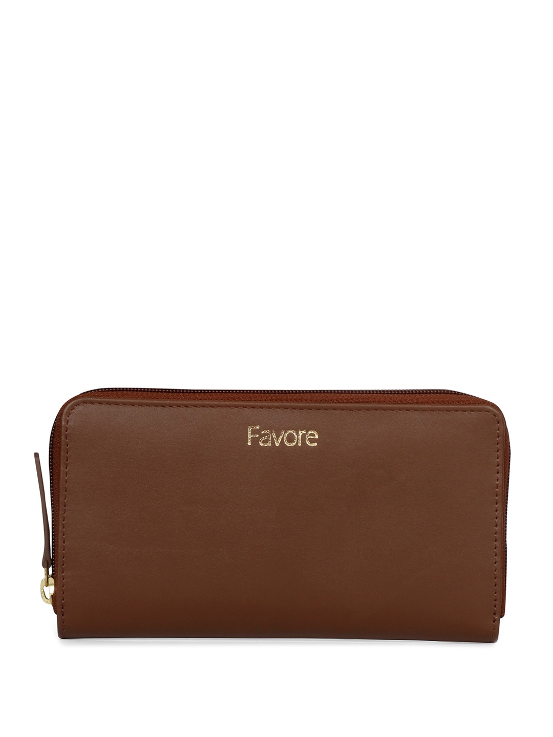 

Favore Leather Purse Clutch, Brown