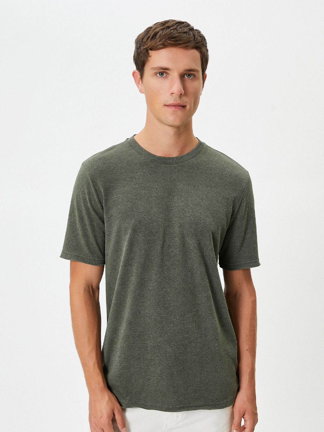 

Koton Round Neck T-shirt, Green