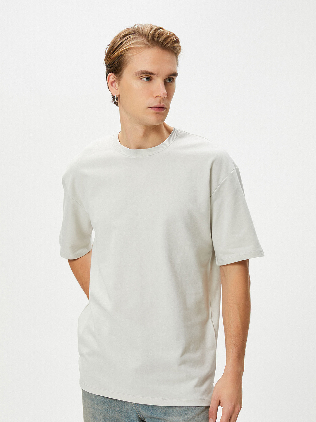 

Koton Pure Cotton T-shirt, Grey