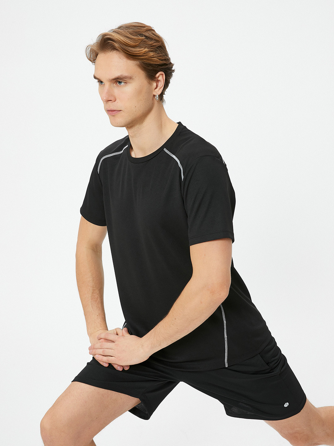 

Koton Round Neck T-Shirt, Black
