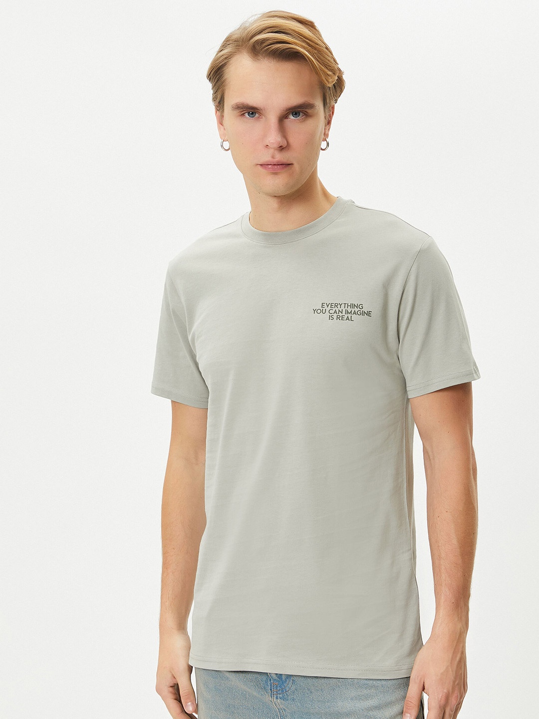 

Koton Pure Cotton T-shirt, Grey