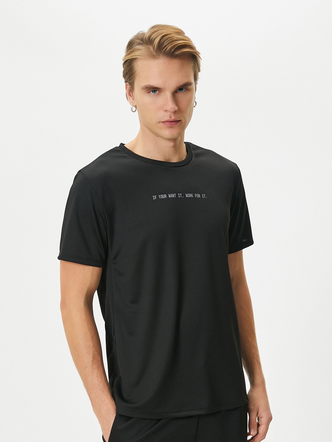

Koton Round Neck T-shirt, Black