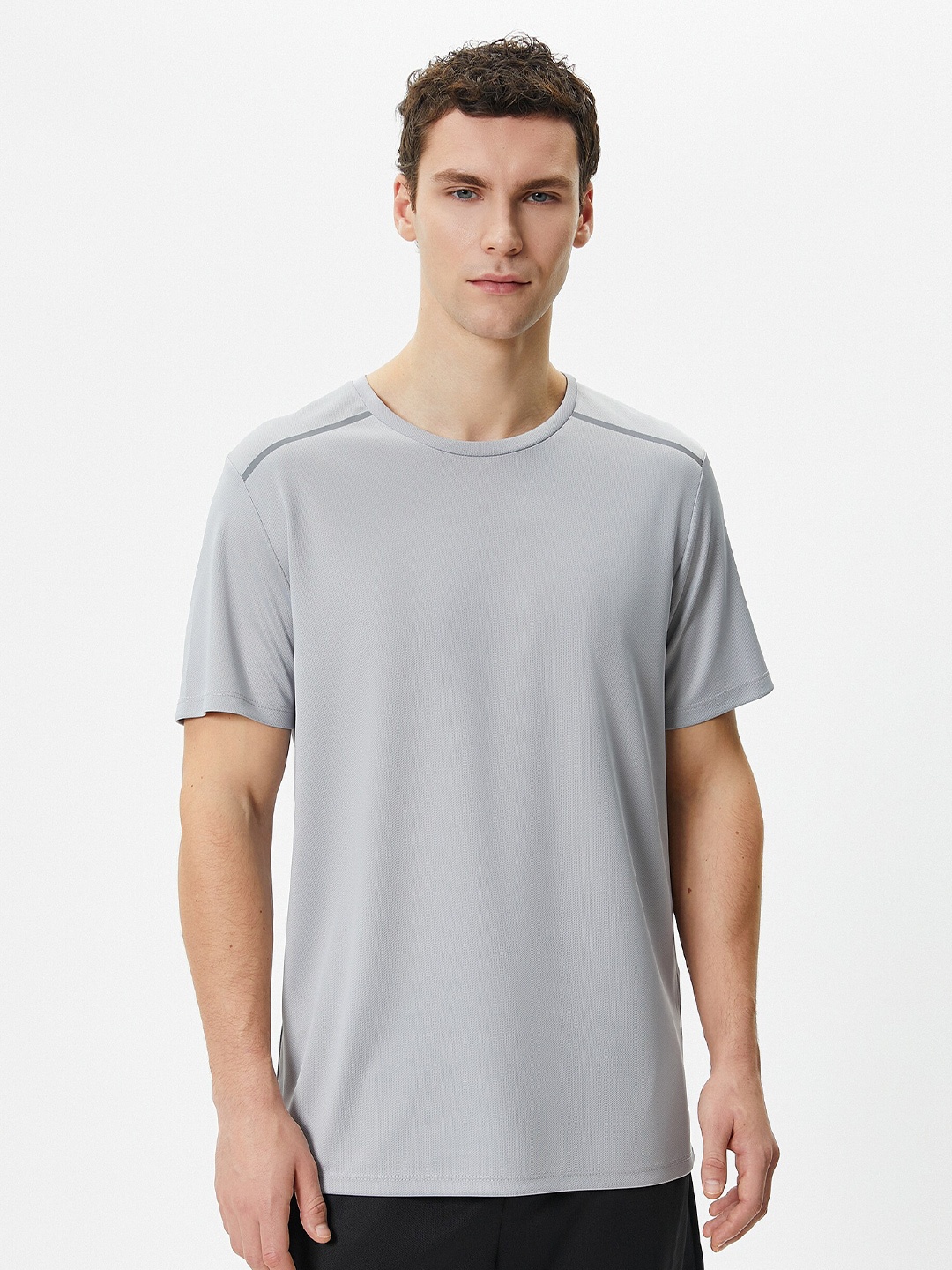

Koton Round Neck T-shirt, Grey