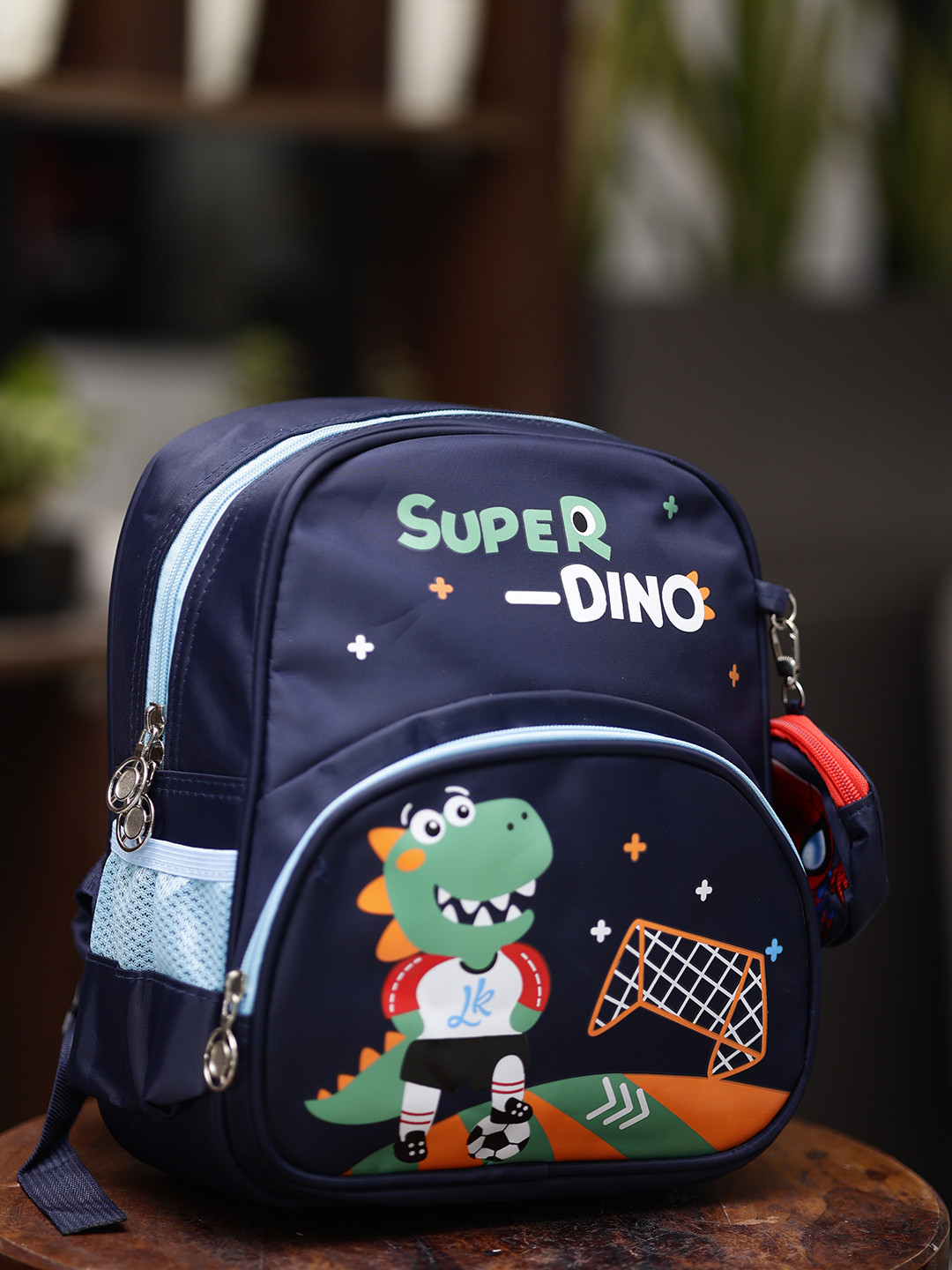 

ZEVORA Kids Graphic Printed Backpack, Blue