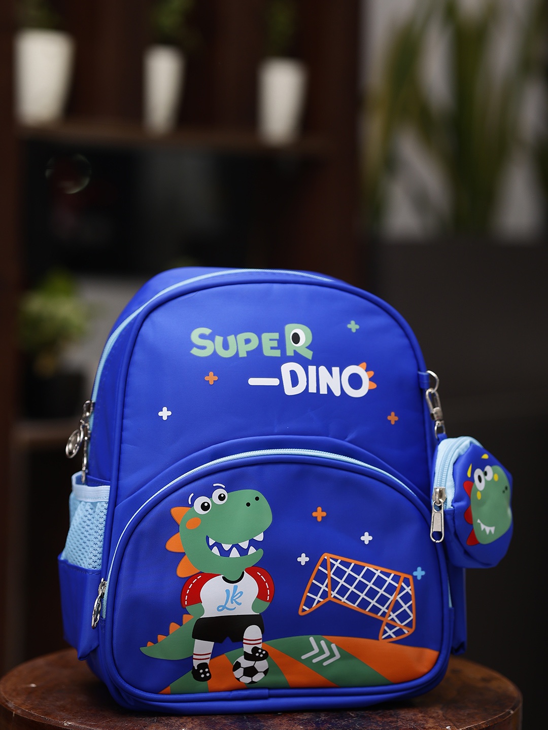 

ZEVORA Kids Graphic Printed Backpack, Blue