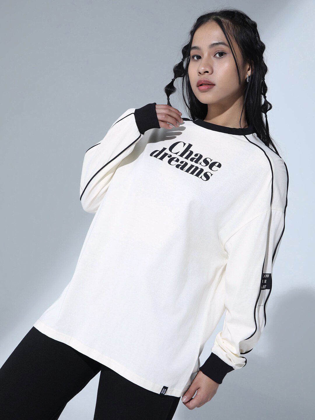 

Hubberholme Typography Printed Relaxed Fit Pure Cotton T-shirt, White