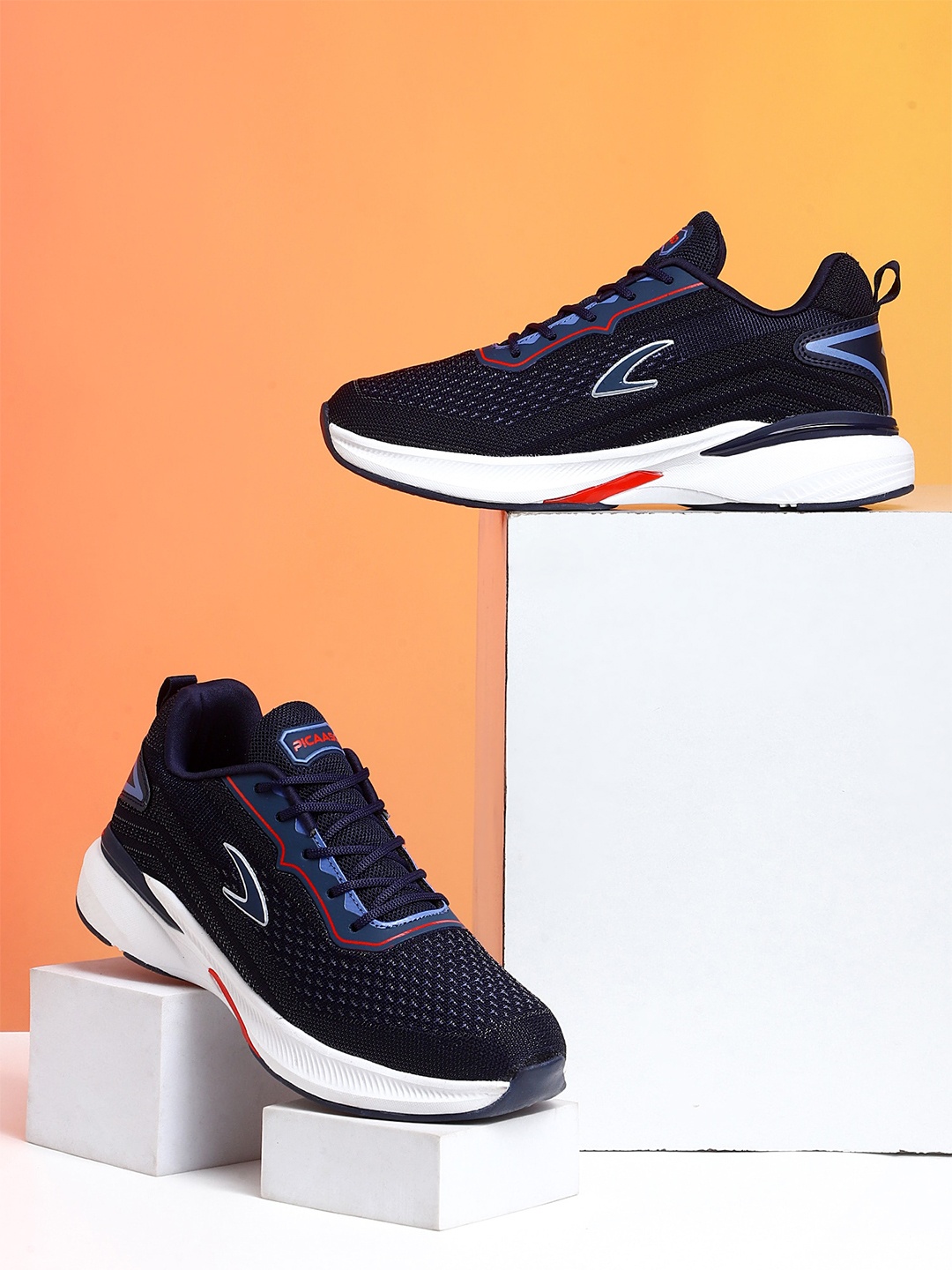 

Airson Men Memory Foam Running Shoes, Navy blue