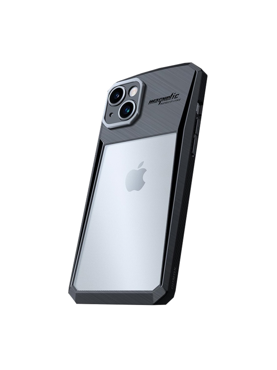 

TREEMODA Classic Cyber Series Drop Protection Case For iPhone 14 Pro, Black
