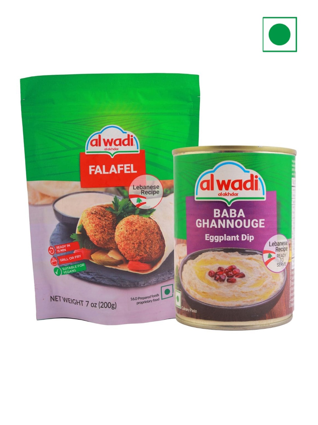 

Al Wadi Baba Ghannouge & Falafel Spread, Red
