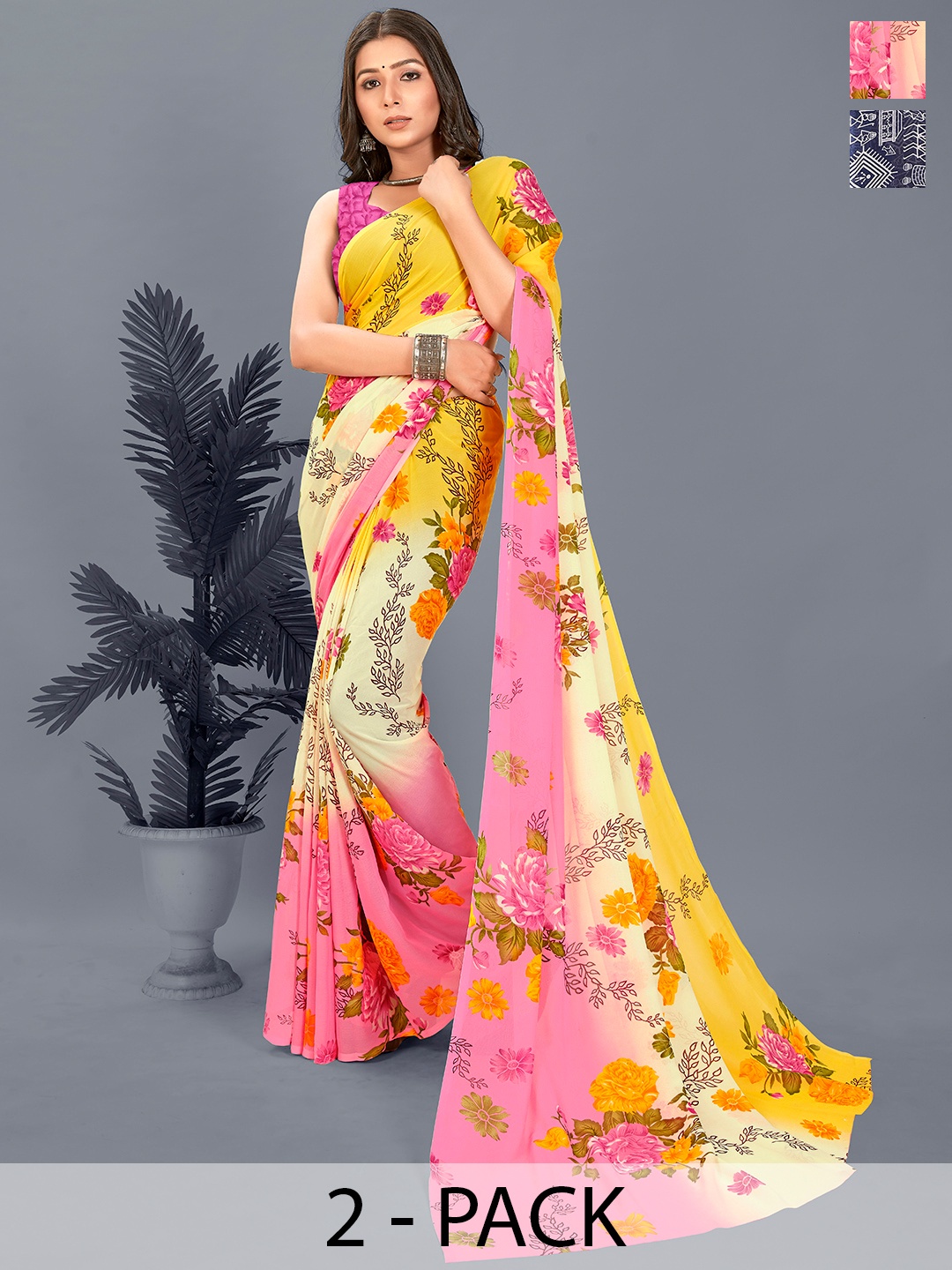 

ANAND SAREES Warli Saree, Blue