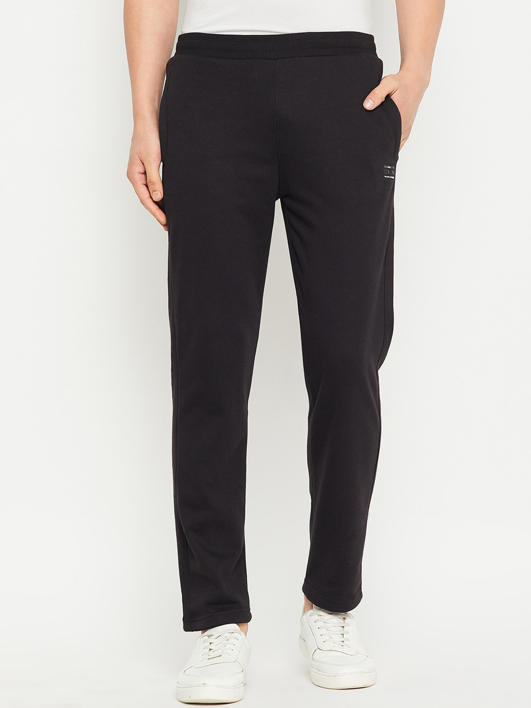 

Okane Men Side Pockets Track Pants, Black