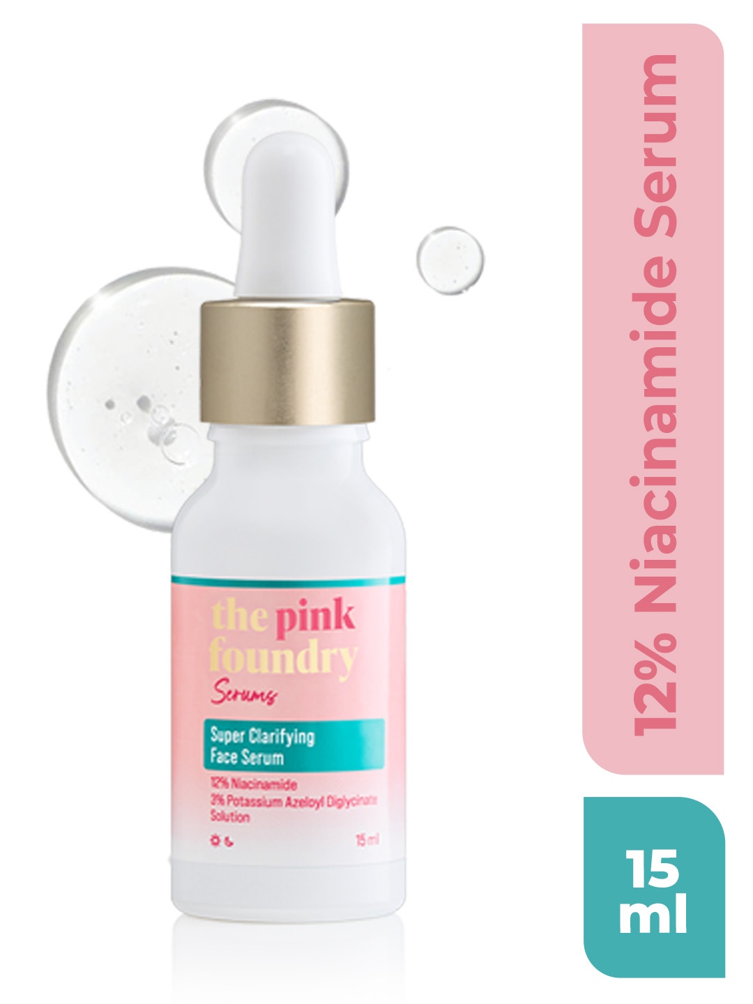 

The Pink Foundry Super Clarifying Face Serum With 12% Niacinamide - 15ml, Transparent