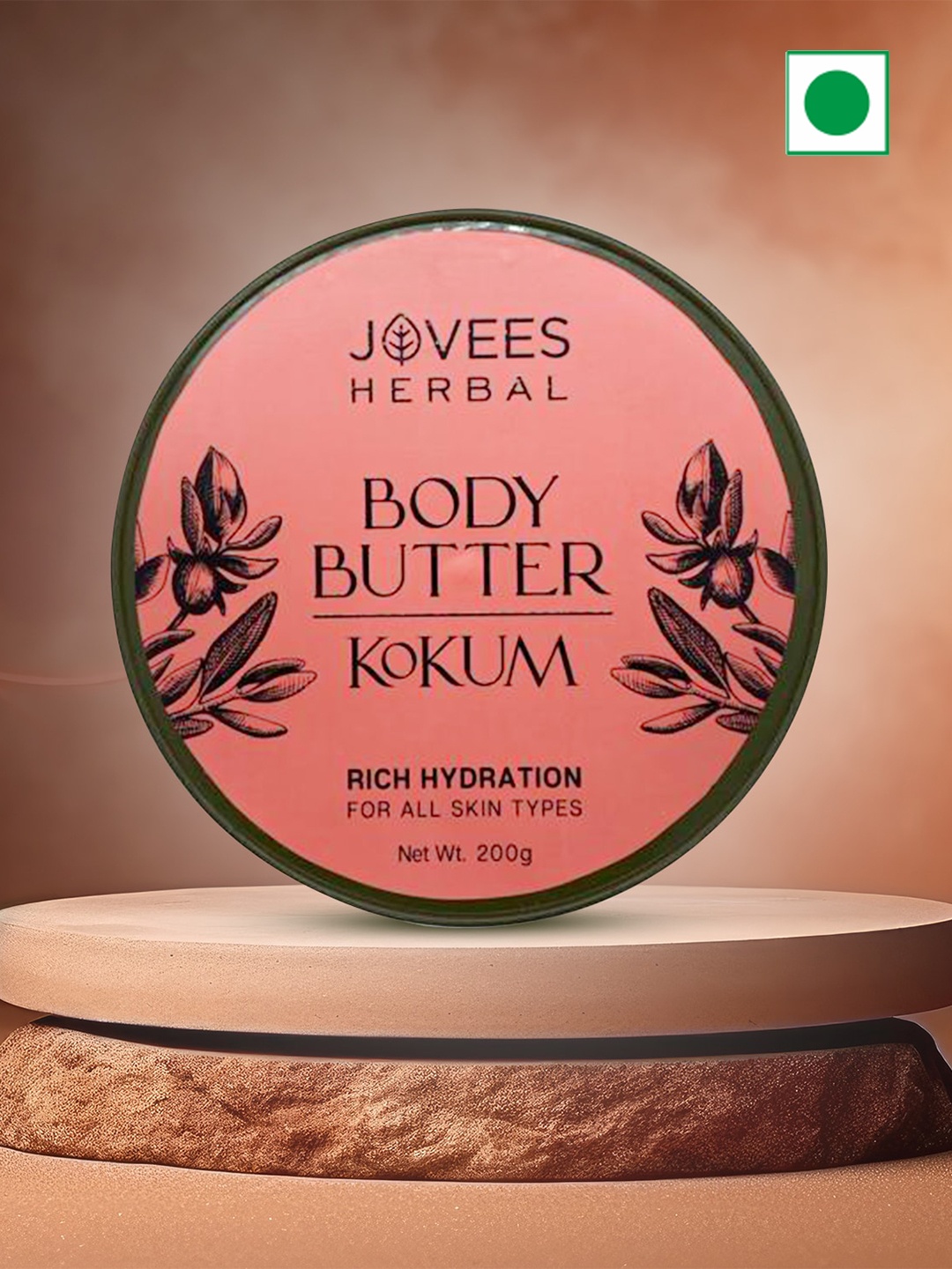 

Jovees Herbal Kokum Body Butter For Itchy Skin - 200g, Off white