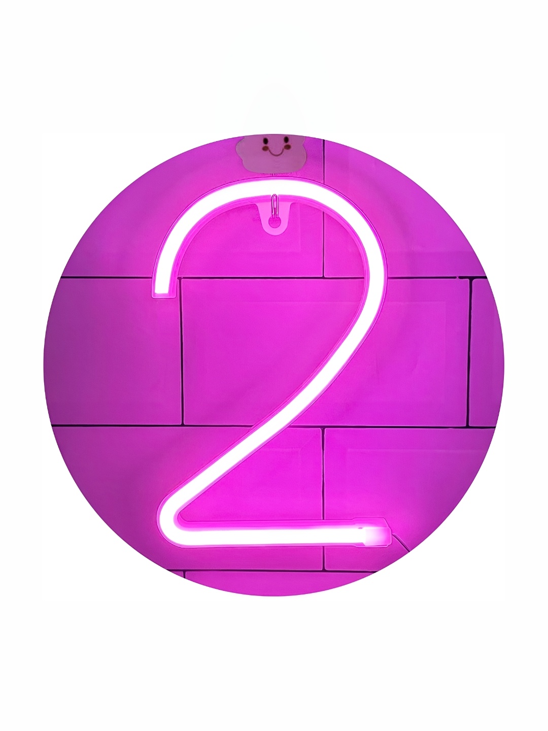 

Satyam Kraft Pink Alphabet Shaped LED Wall Lamp