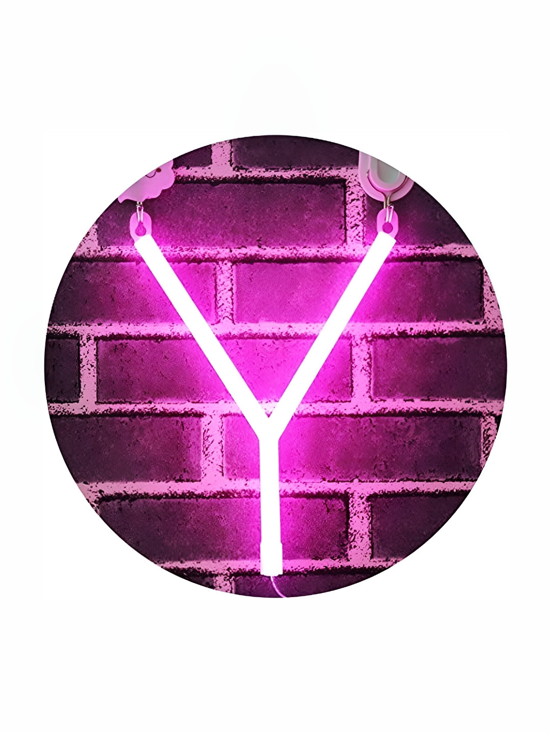 

Satyam Kraft Pink Y-Shaped Table Lamp