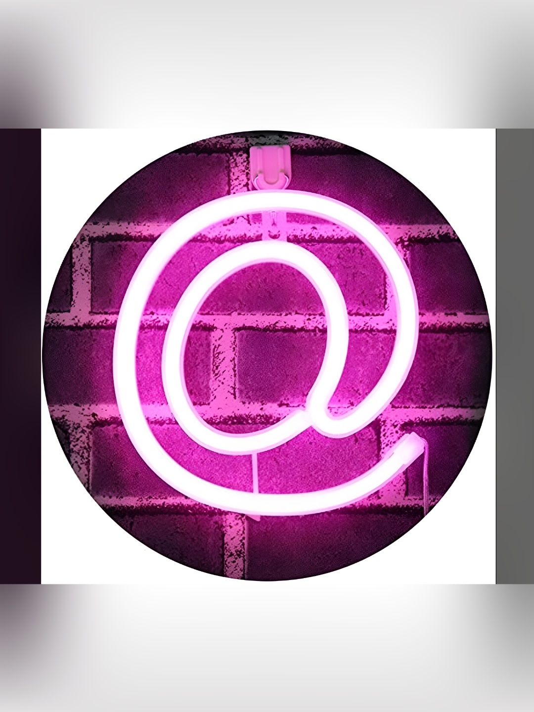 

Satyam Kraft Pink Acrylic Alphabet Shaped Led Light