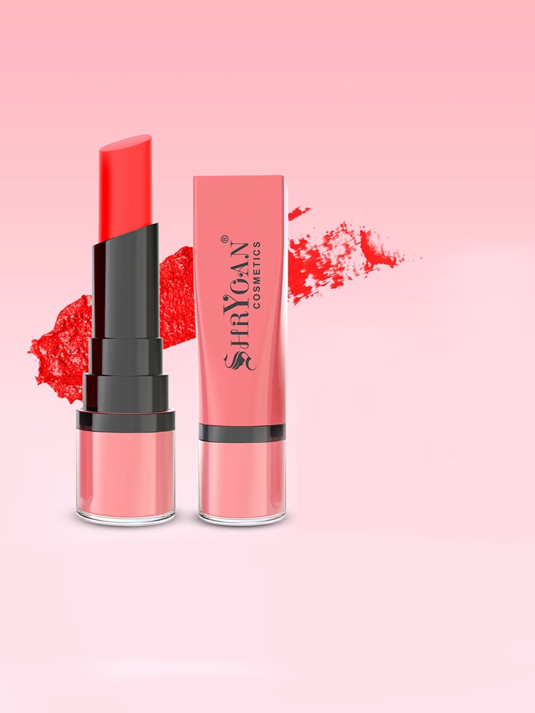 

SHRYOAN 4-Pcs Long Lasting Matte Lipstick 4.2g Each- Rangy Red-Neon Red-Mahogany-Rosewood, Multi