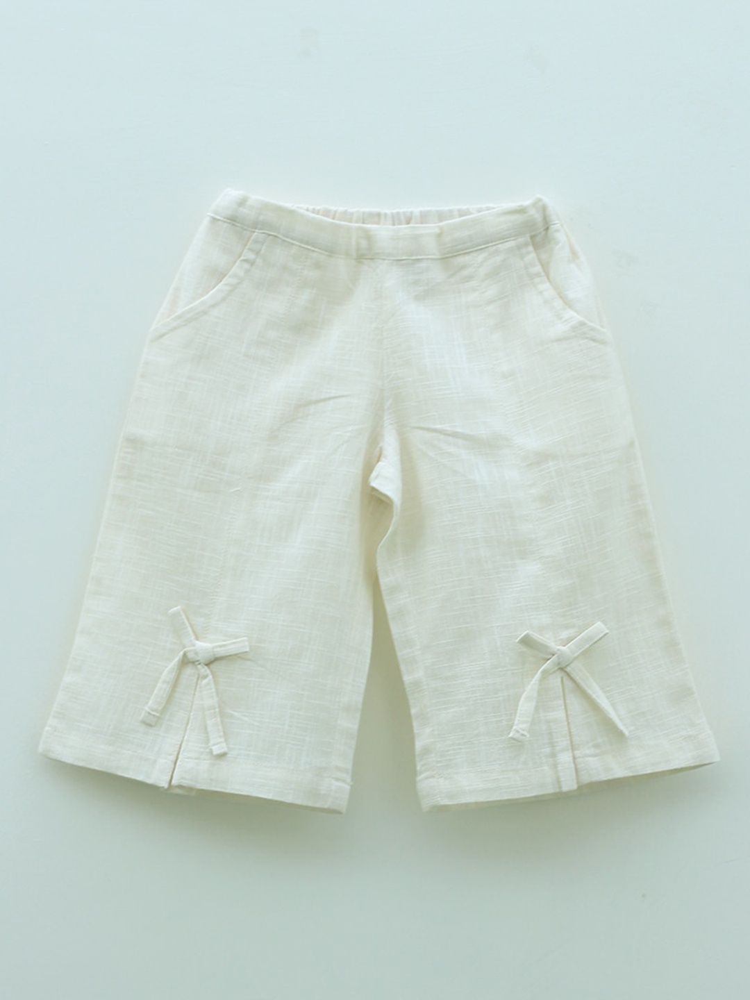 

BAESD Kids Cotton Mid-Rise Cotton Lounge Pant, White