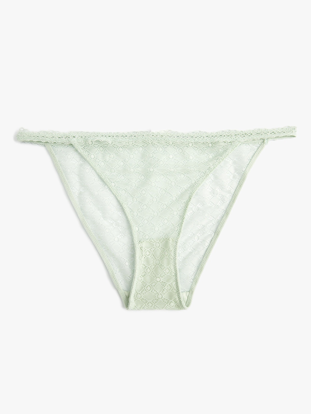 

Koton Self-Design Mid-Rise Briefs, Green