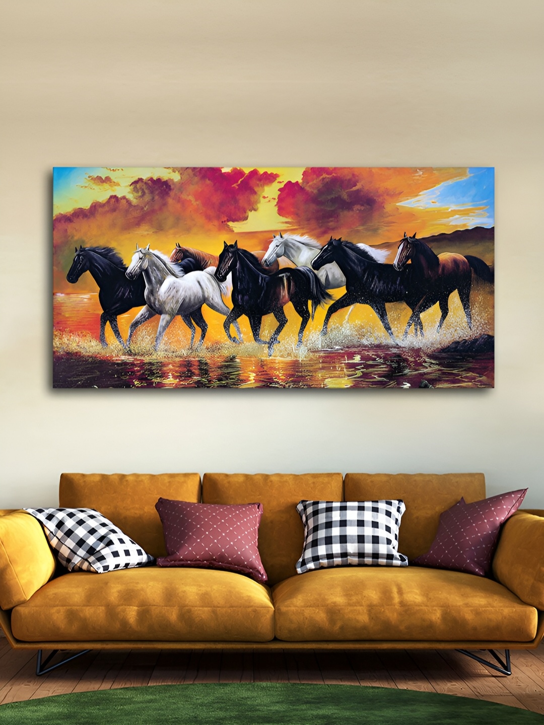 

VibeCrafts Black & White Birds and Animals Canvas Painting Wall Art