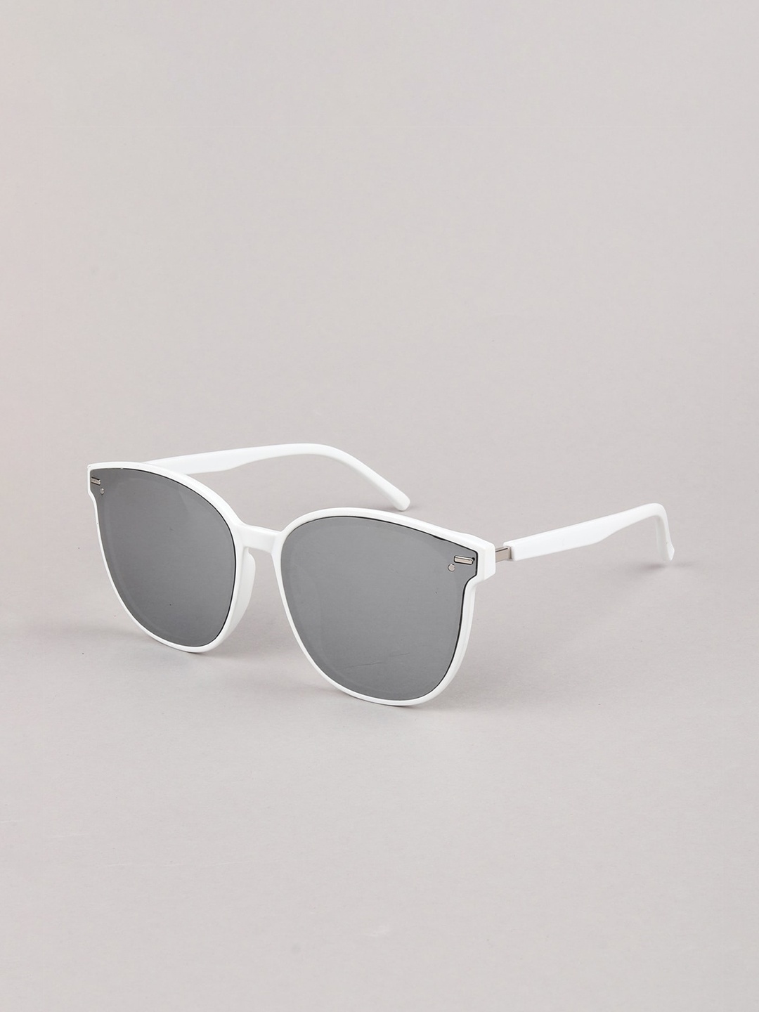 

ODETTE Women Round Sunglass With UV Protected Lens NY110, Grey