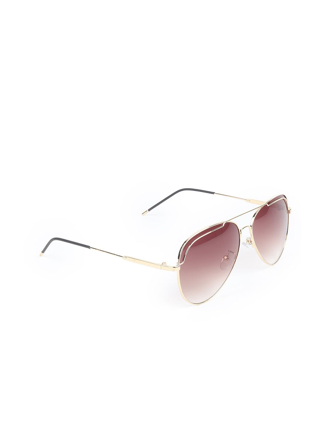 

ODETTE Women Aviator Sunglasses With UV Protected Lens, Brown