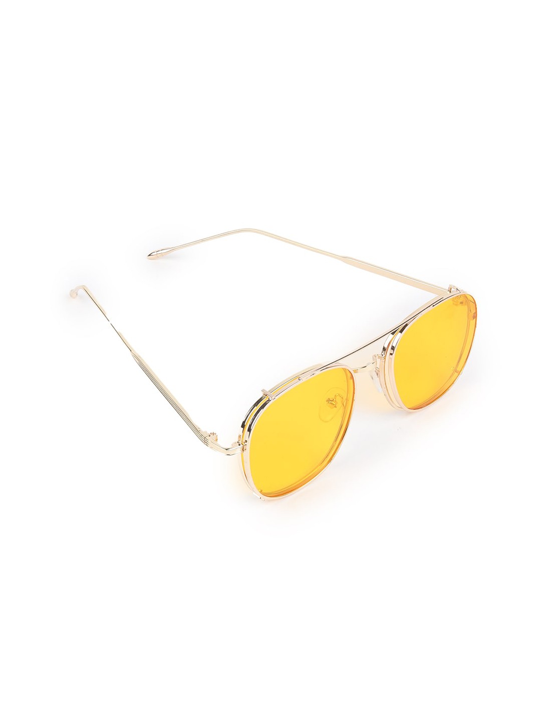 

ODETTE Women Aviator Sunglasses with UV Protected Lens, Yellow