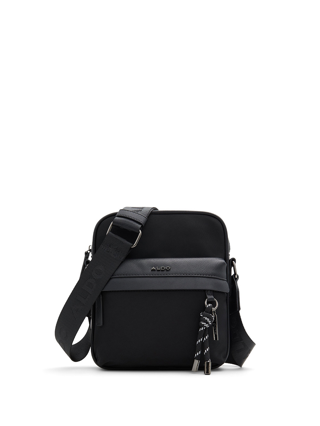 

ALDO Croalin Men Textured Waist Pouch, Black