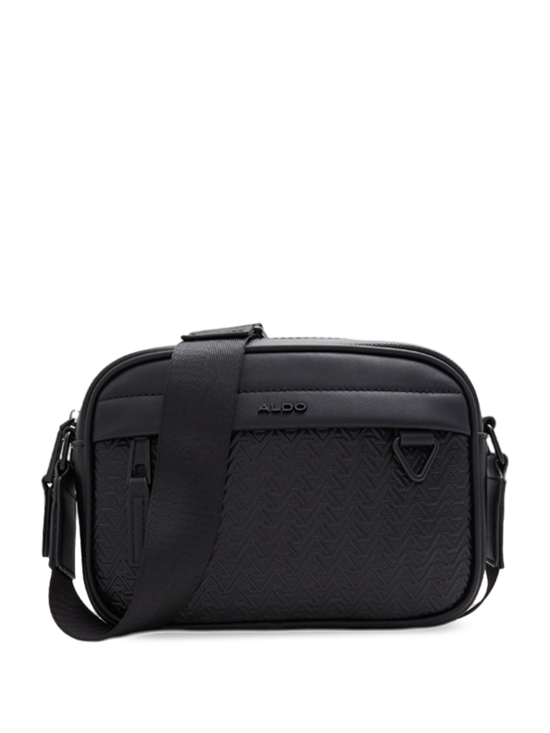 

ALDO Puffers Textured Casual Bag, Black