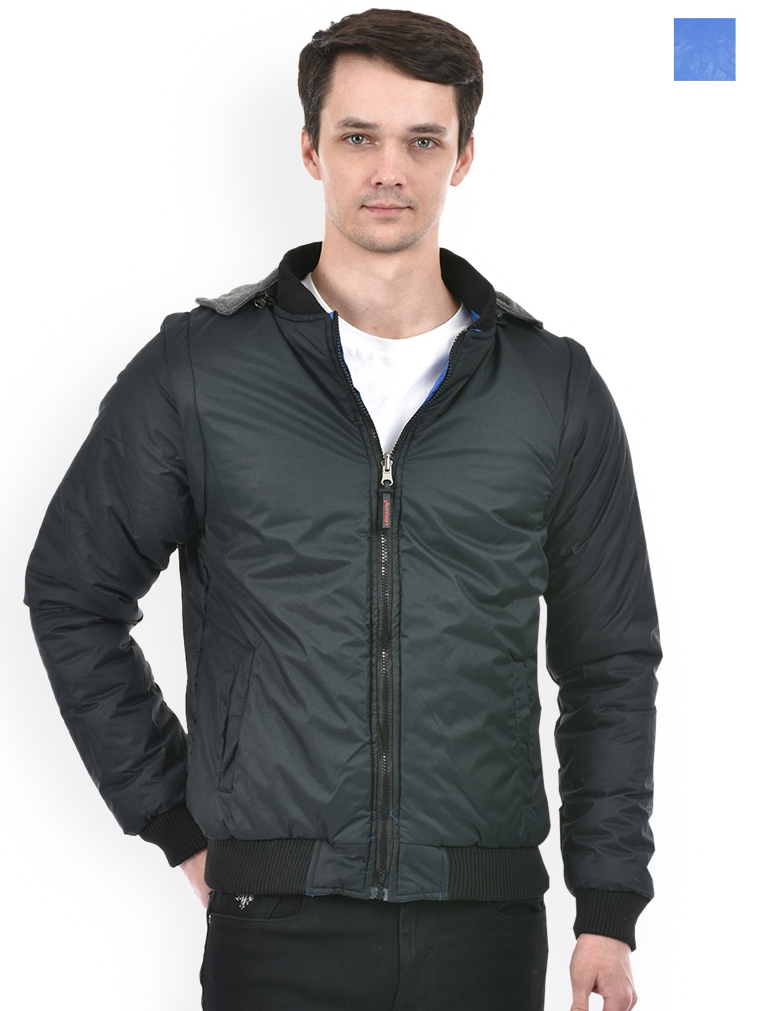 

Lawman pg3 Reversible Padded Jacket With Detachable Hood & Detachable Sleeves, Black