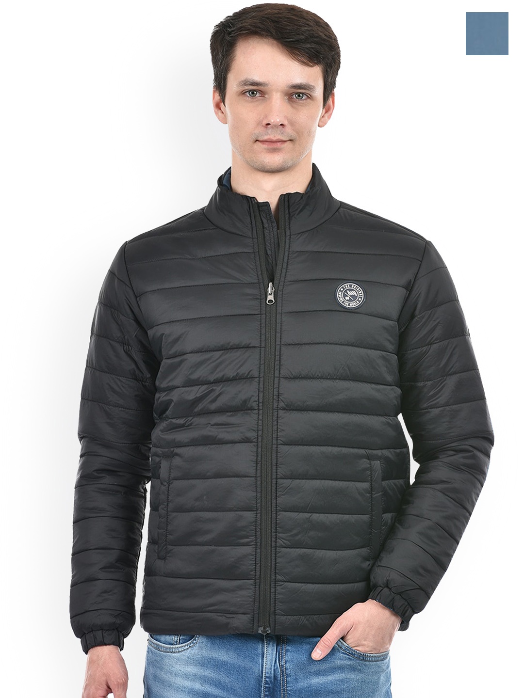 

Lawman pg3 Mock Collar Reversible Puffer Jacket, Black