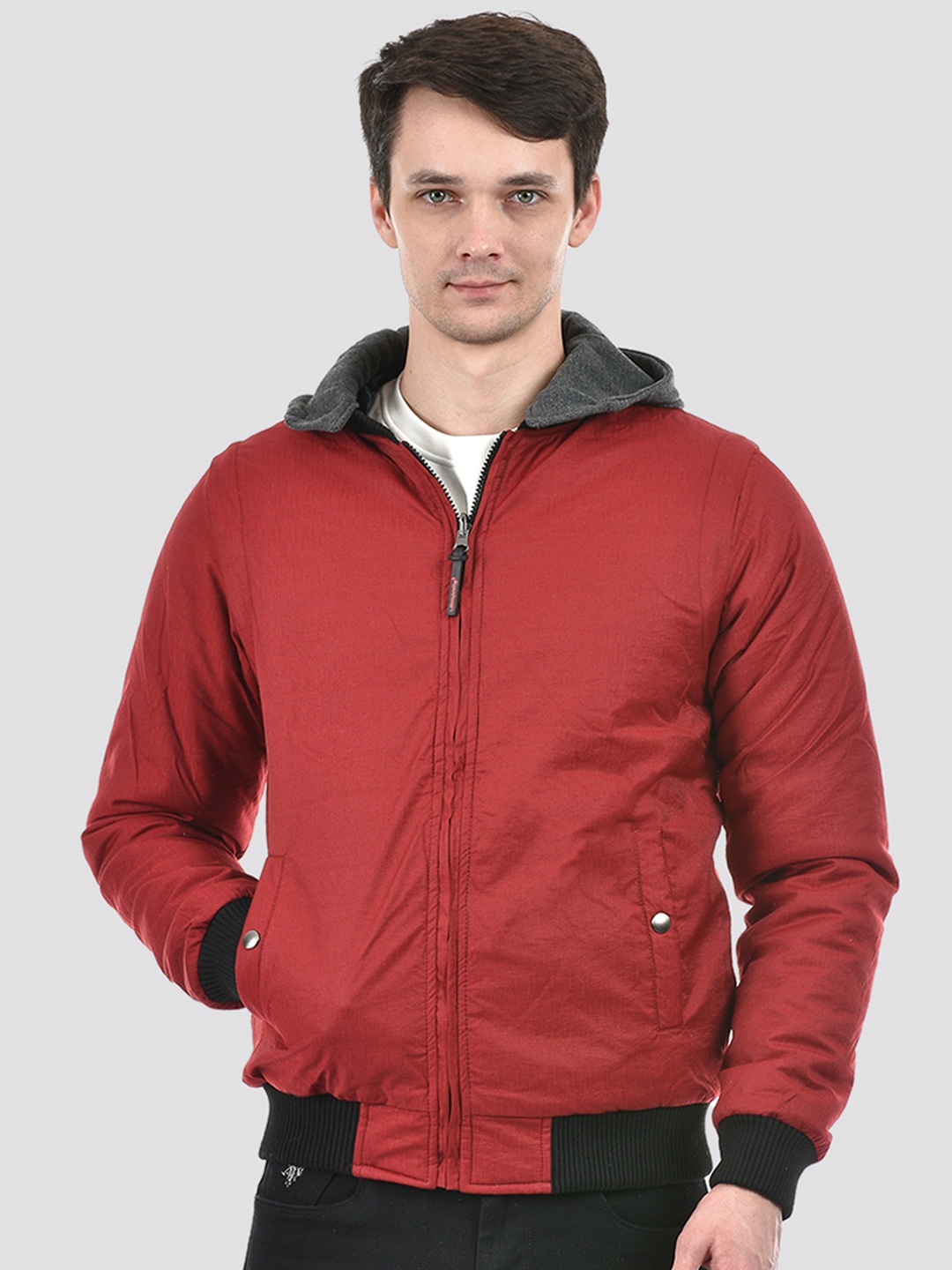 

Lawman pg3 Detachable Hooded Reversible Bomber Jacket, Blue