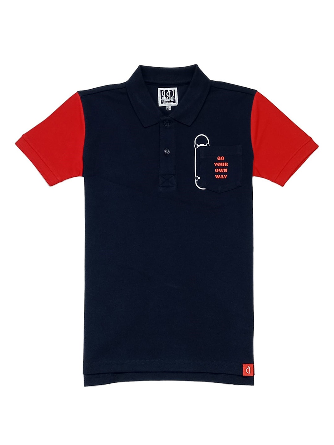 

Gini and Jony Boys Polo Collar Short Sleeves Cotton T-shirt, Navy blue