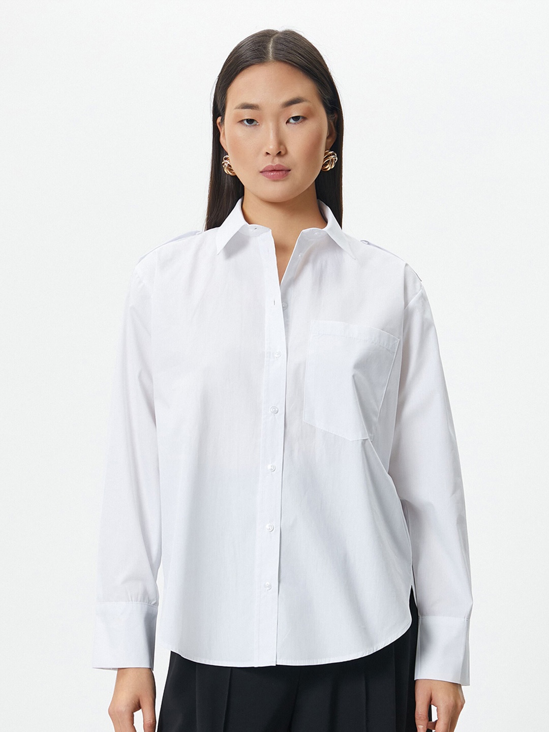 

Koton Pure Cotton Casual Shirt, White