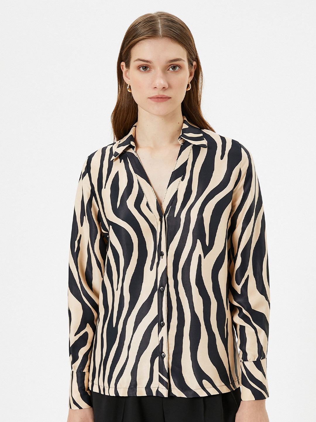 

Koton Animal Printed Top, Beige