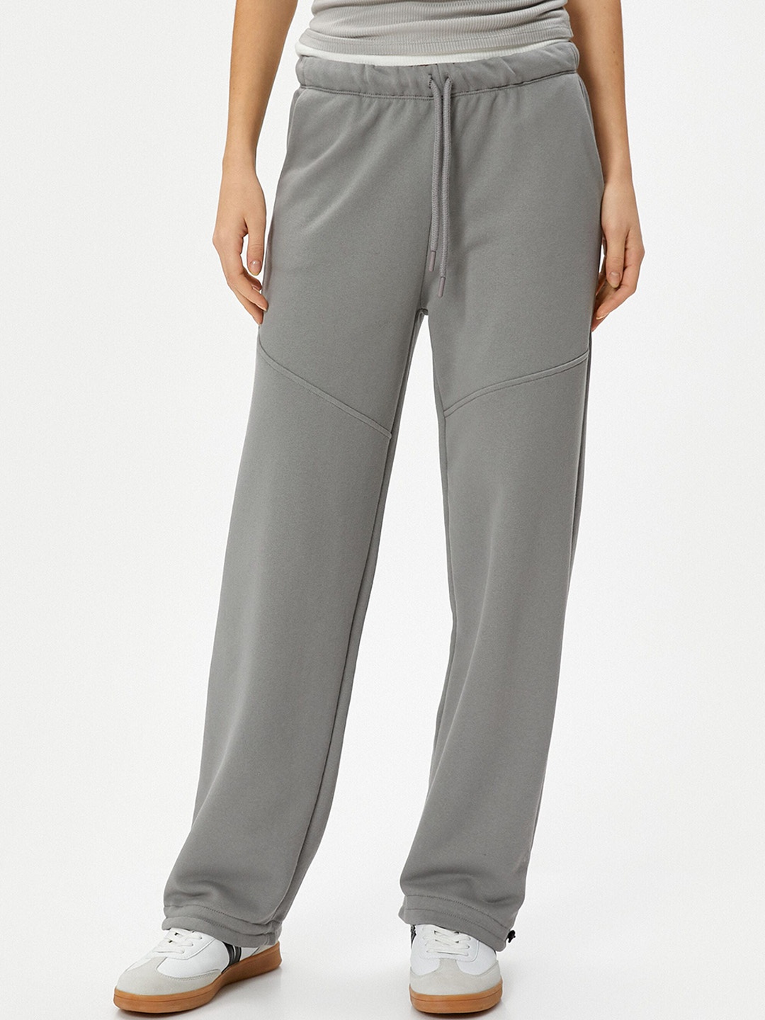 

Koton Women Mid-Rise Track Pants, Grey