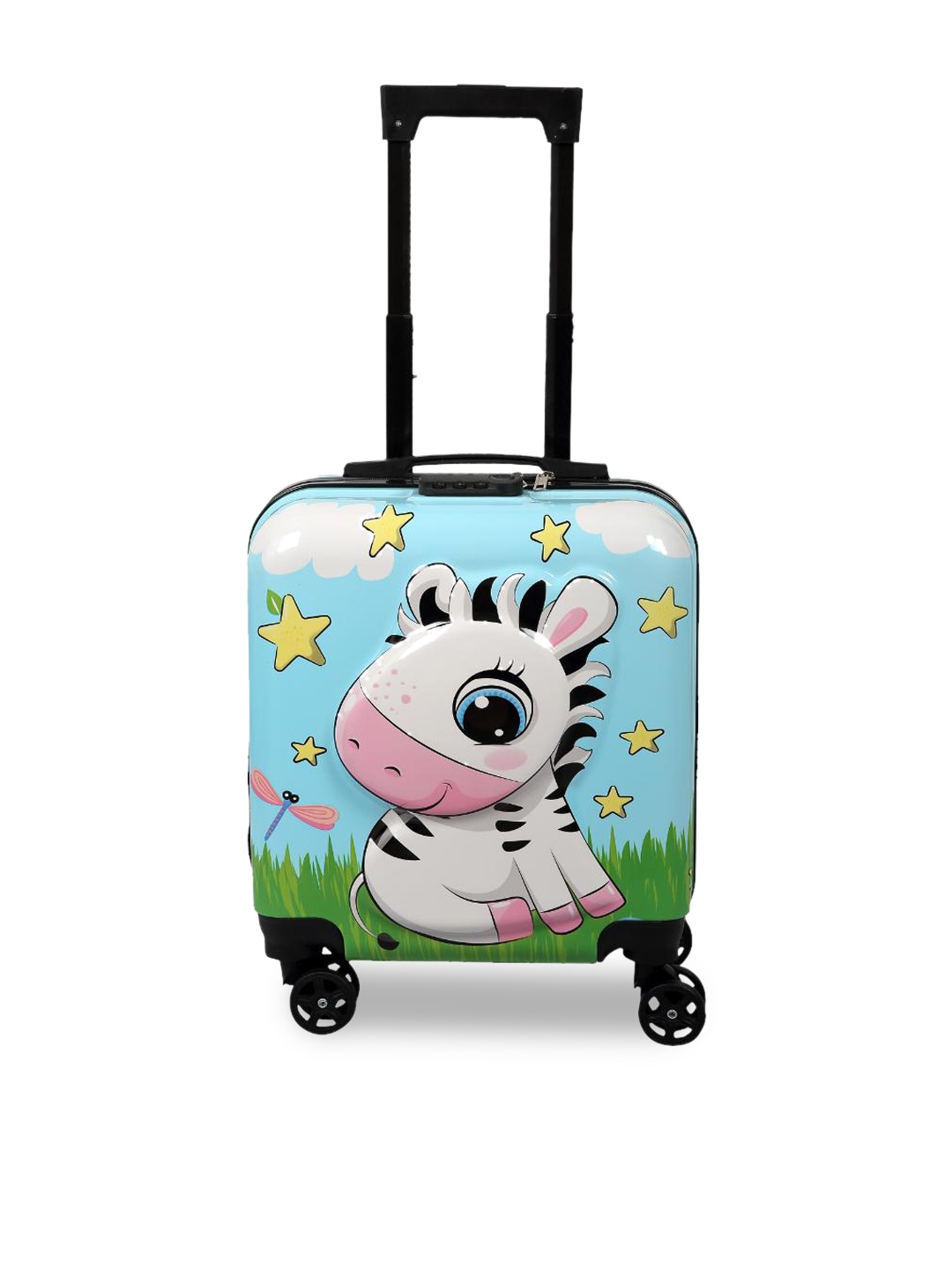 

Polo Class Kids Graphic Printed Trolley Bag, White