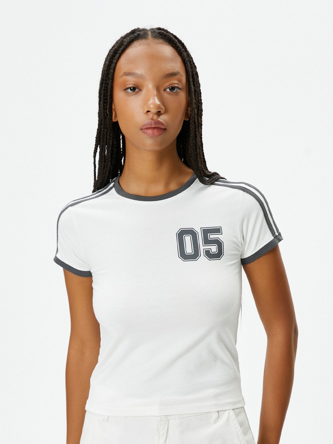 

Koton Typography Printed T-shirt, Beige
