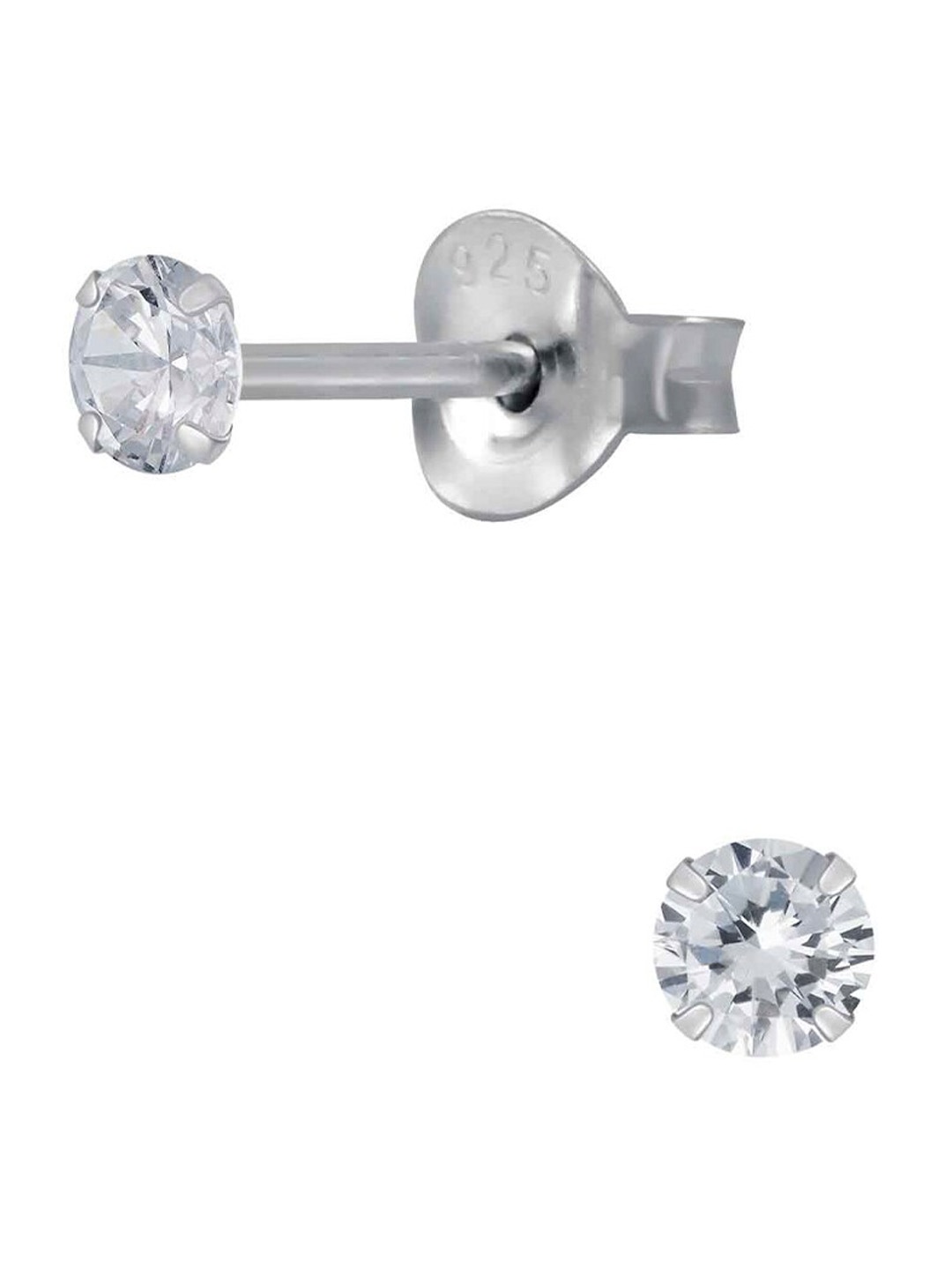 

Abhooshan 925 Silver CZ Stud Earrings