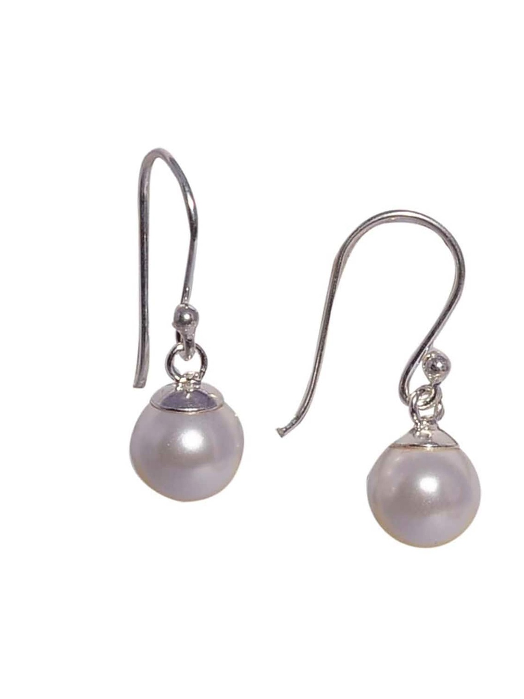 

Abhooshan 925 Sterling Silver Beaded Contemporary Drop Earrings