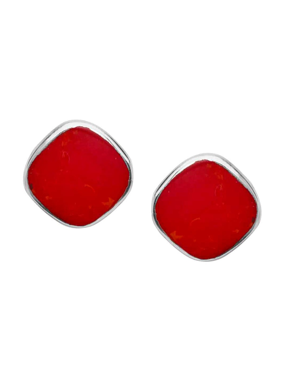 

Abhooshan 92.5 Sterling Silver Contemporary Studs Earrings